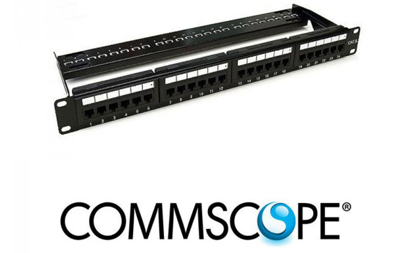 Patch panel cat5 48p Commscope, Patch panel cat5 48p Commscope chính hãng Patch: 760237041 + 9-1375191-2